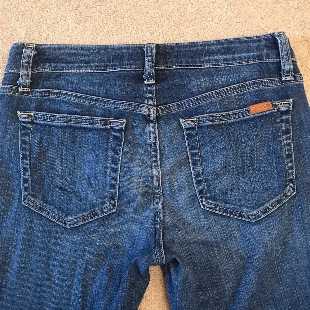 Joes Altered Denim Blue Jean Long Shorts Size 4 Waist 27 The Honey y2k Festival
